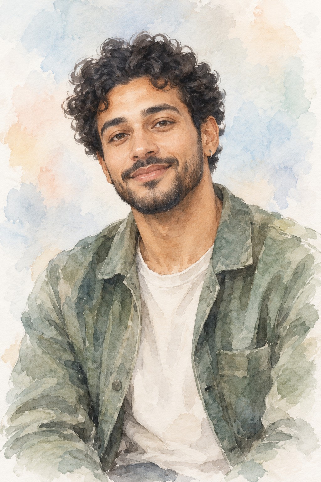 Built-in Watercolor style preview