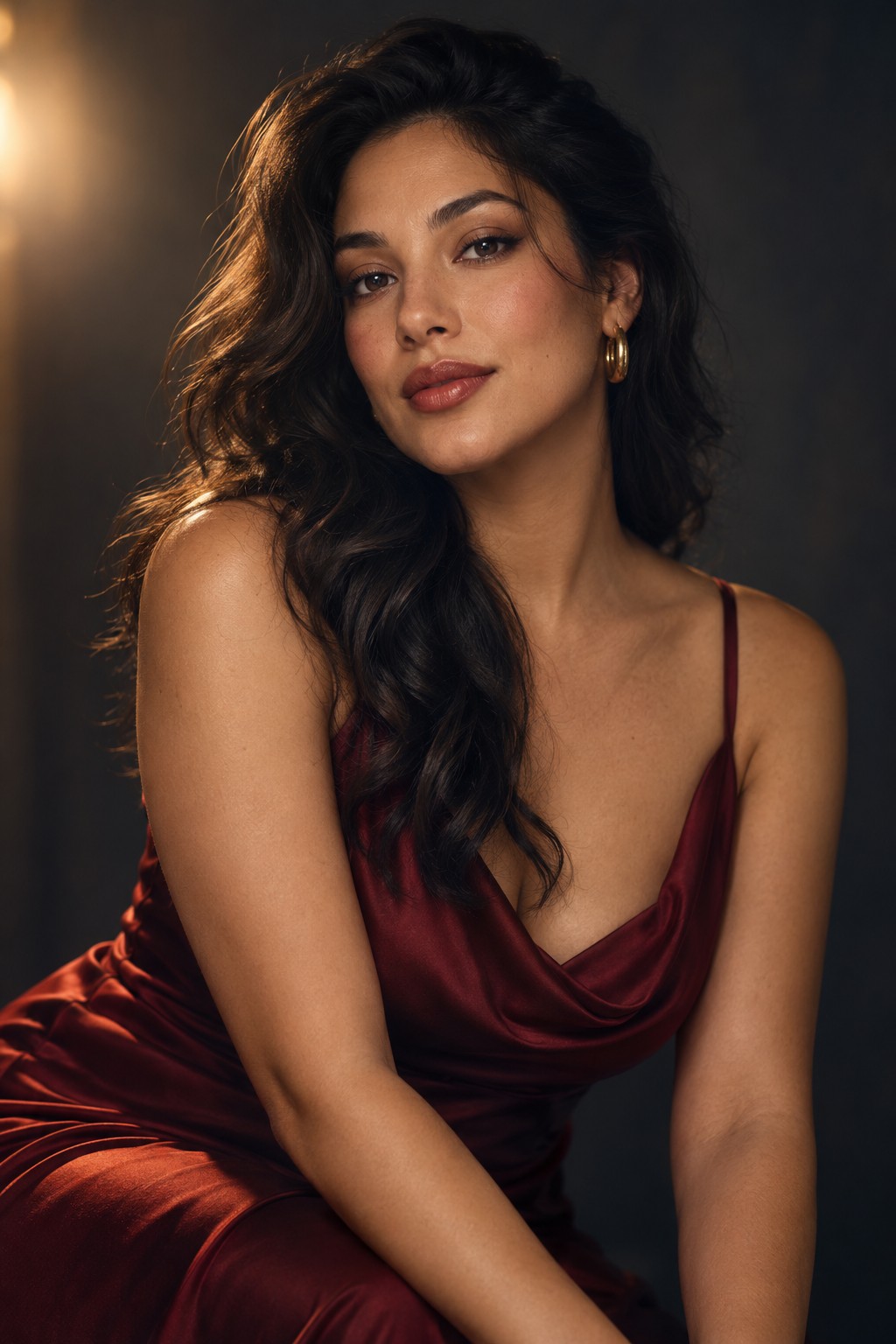 Original illustrative photograph for a studio portrait